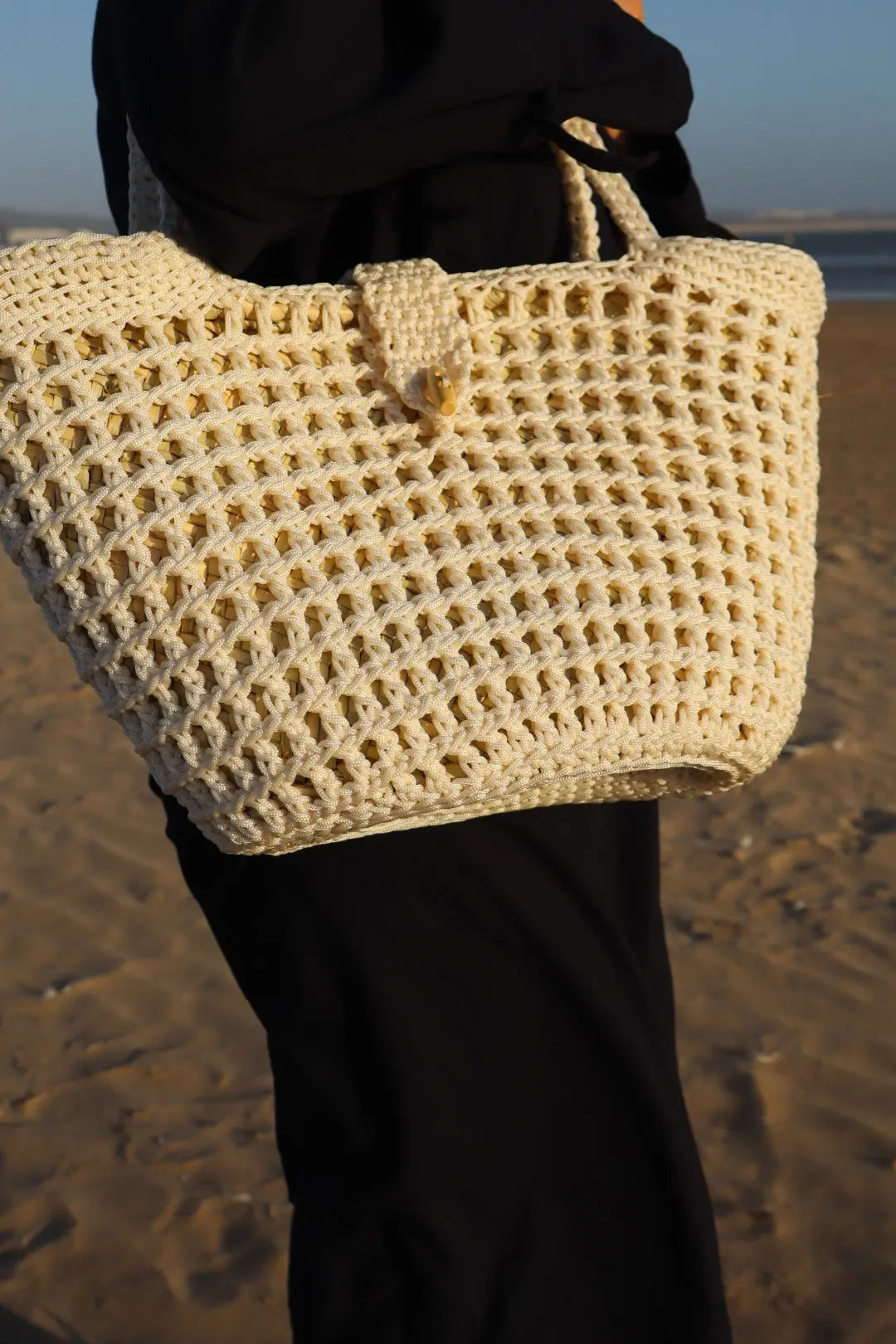 Paniers Colorés en Osier et Nylon Fait-Main - SOLEDAD (plusieurs coloris disponibles) Néda