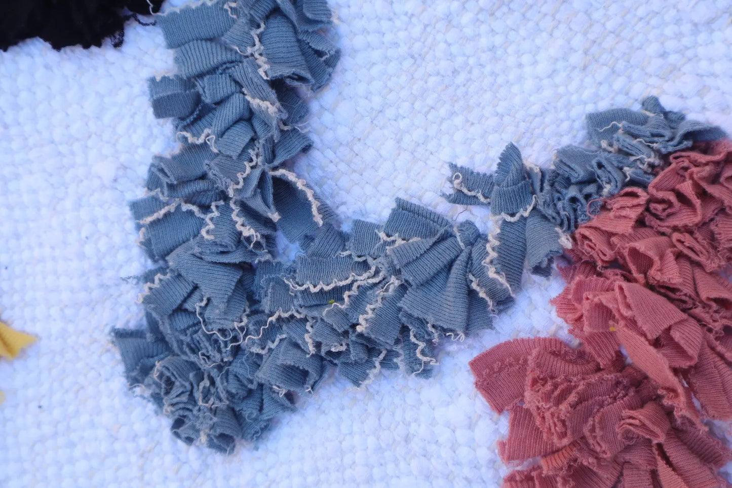 Tapis Berbère Boucherouite Coloré Géométrique – Coton recyclé et lavable - 165 x 93 cm Néda