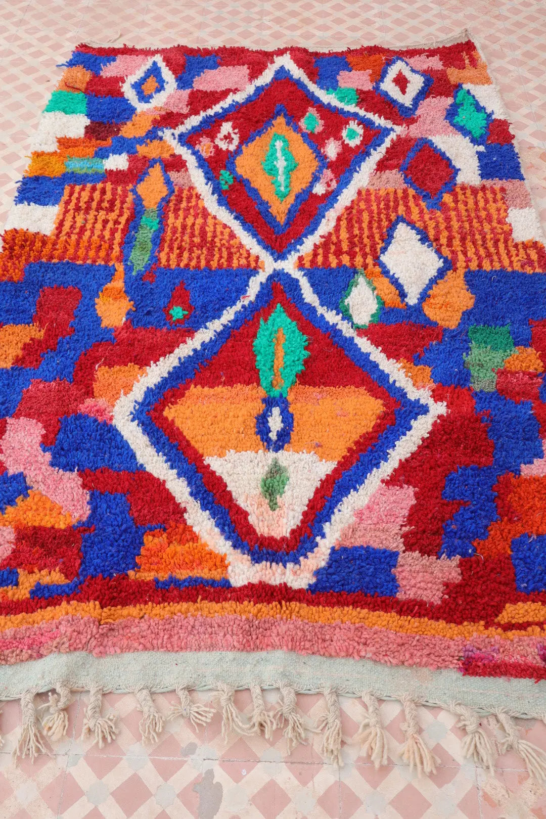 Tapis Berbère Boujad Multicolore - 201 × 133 cm Néda