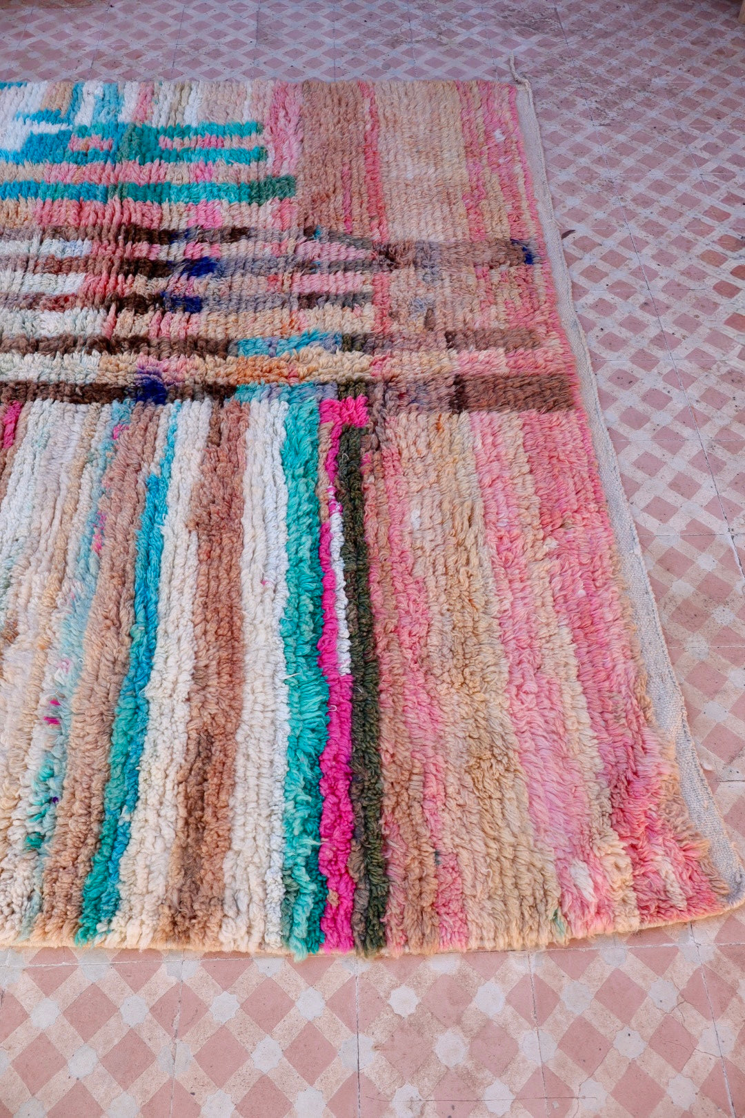 Tapis Berbère Boujad Coloré - 316 x 197 cm