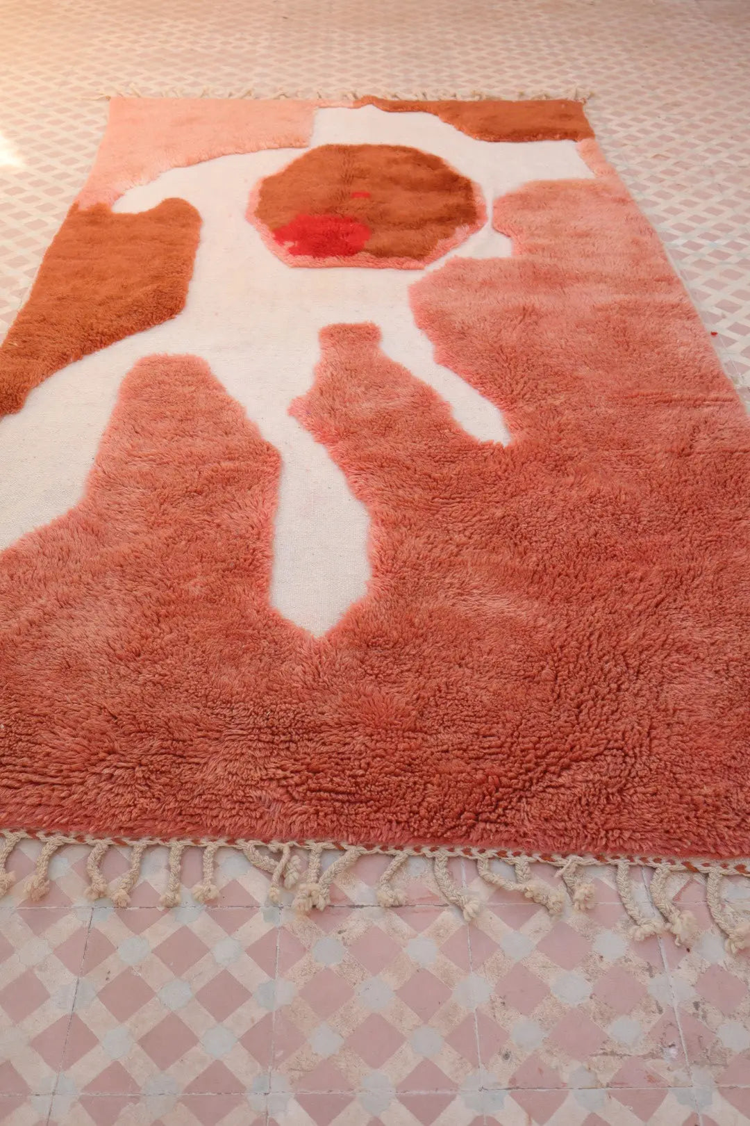 Tapis Berbère coloré « Breakfast Please » - Les dessins de Néda - 260 x 150 cm Néda