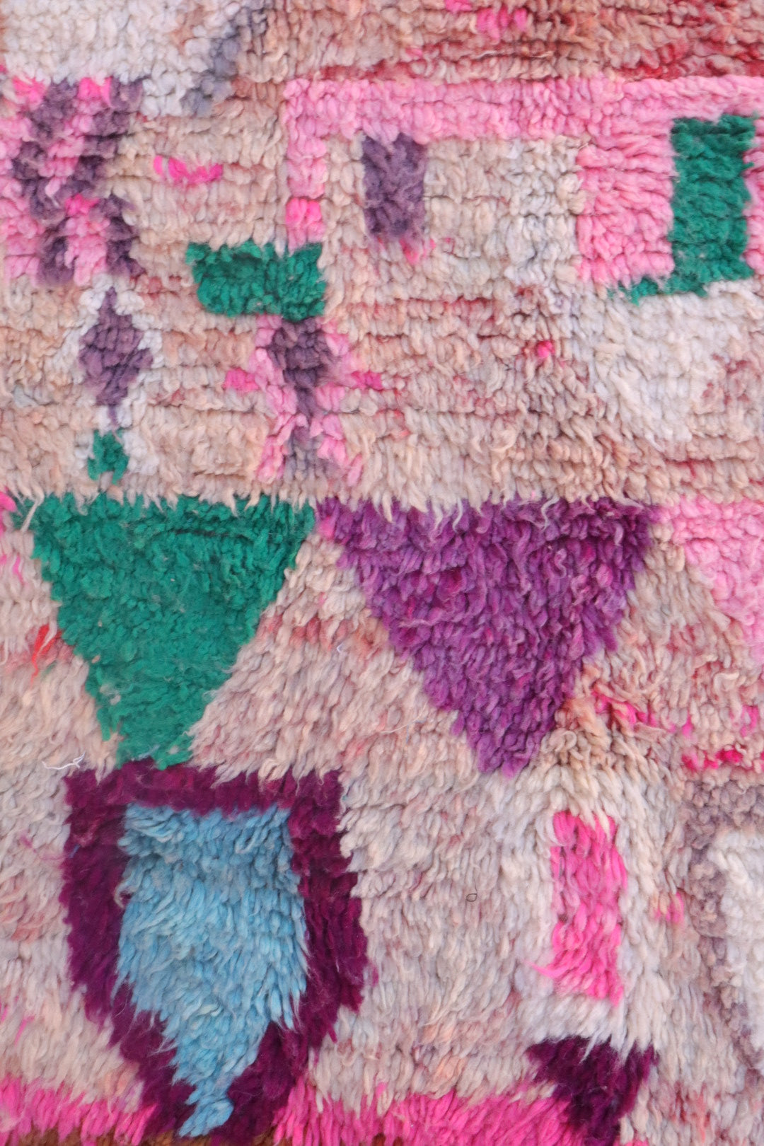 Tappeto Berber Boujaad di colore rosa - 256 x 144 cm