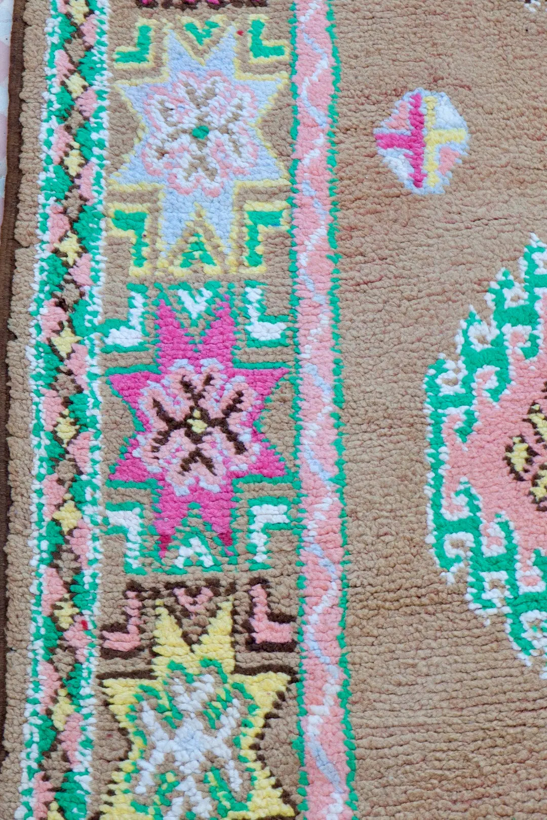 Tapis Berbère Boujaad Antique Marron Multicolore  - 352 x 196 cm Néda