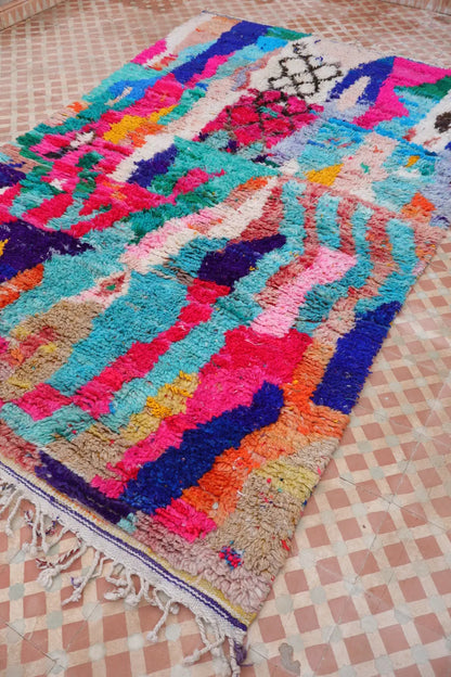 Alfombra Bereber Boujad Colorida Multicolor - 254 x 159 cm Néda