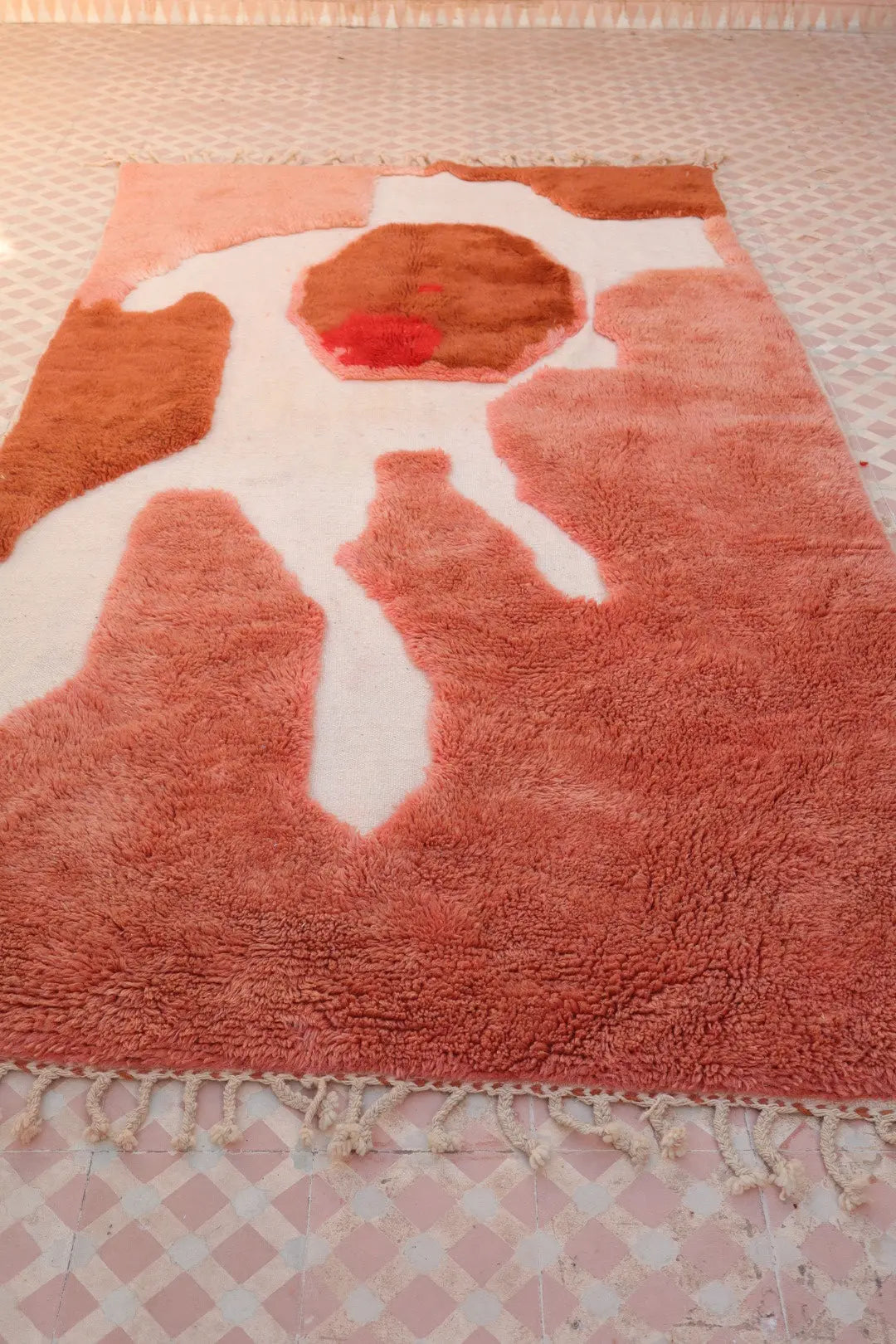 Tapis Berbère coloré « Breakfast Please » - Les dessins de Néda - 260 x 150 cm Néda