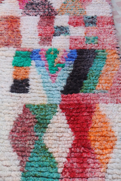 Tapis Berbère Couloir Boujaad Coloré - 287 x 64 cm Néda