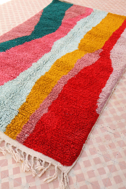 Tapis Berbère coloré « Néda » - Modèle Signature - 250 x 147 cm