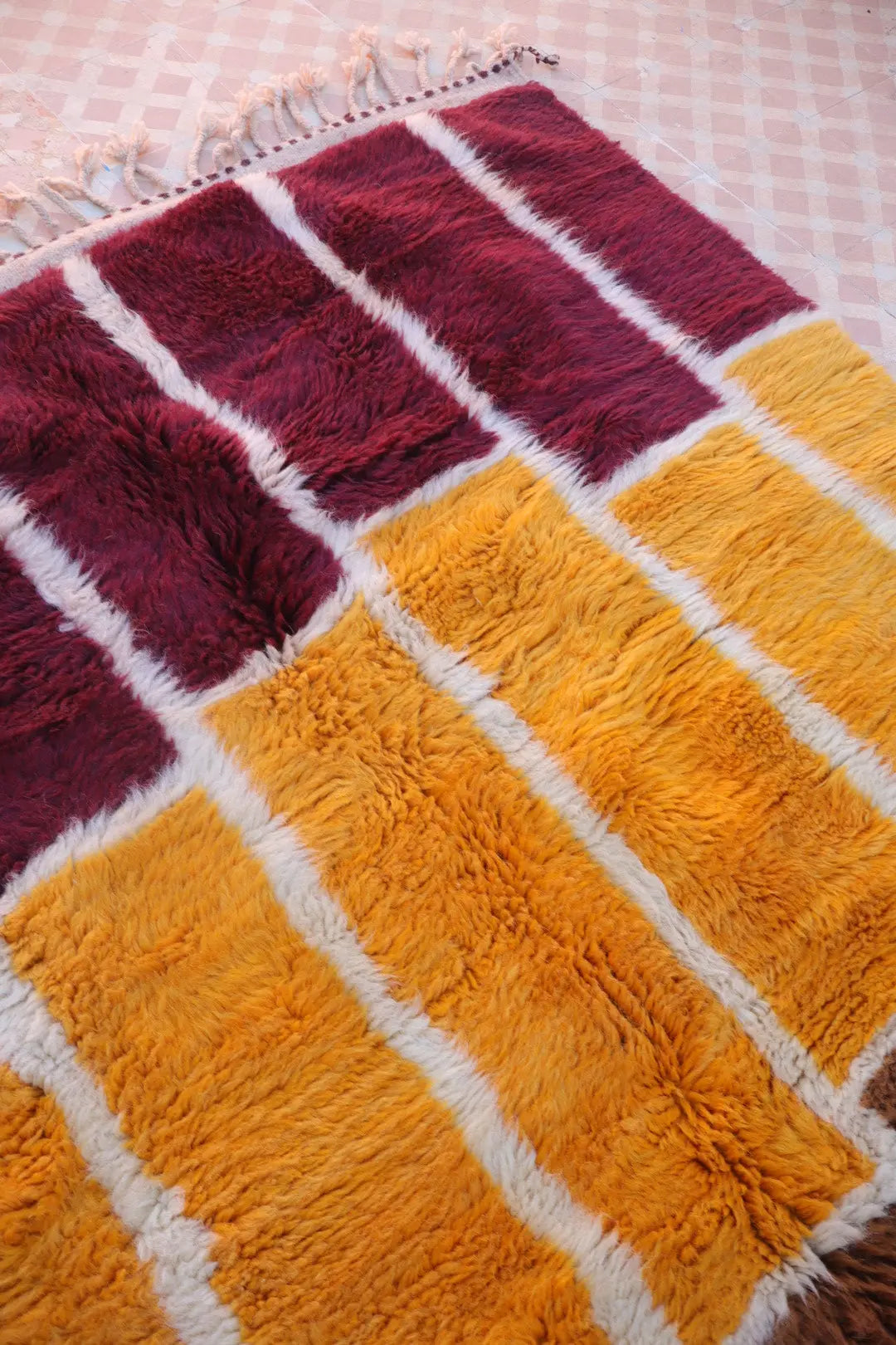 Tapis Berbère Coloré Géométrique Multicolore Qualité Supérieure - 247 x 145 cm Néda