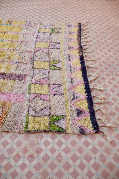 Tapis Berbère Coloré Béni Ouarain Qualité Supérieure - 249 x 169 cm Néda