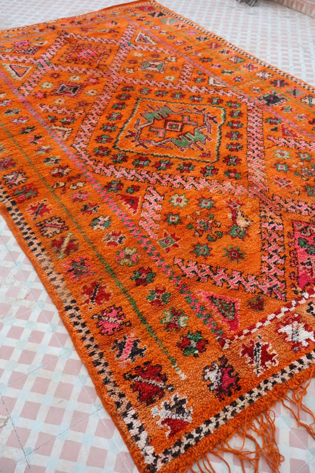 Tapis Berbère Boujaad Antique Orange - 295 x 190 cm Néda