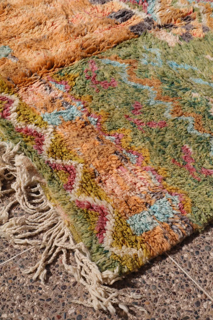 Tapis Berbère Coloré Patchwork Béni Ouarain Qualité Supérieure - 301 x 204 cm Néda