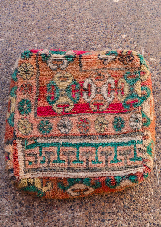 Berber pouffe Boujad Colored