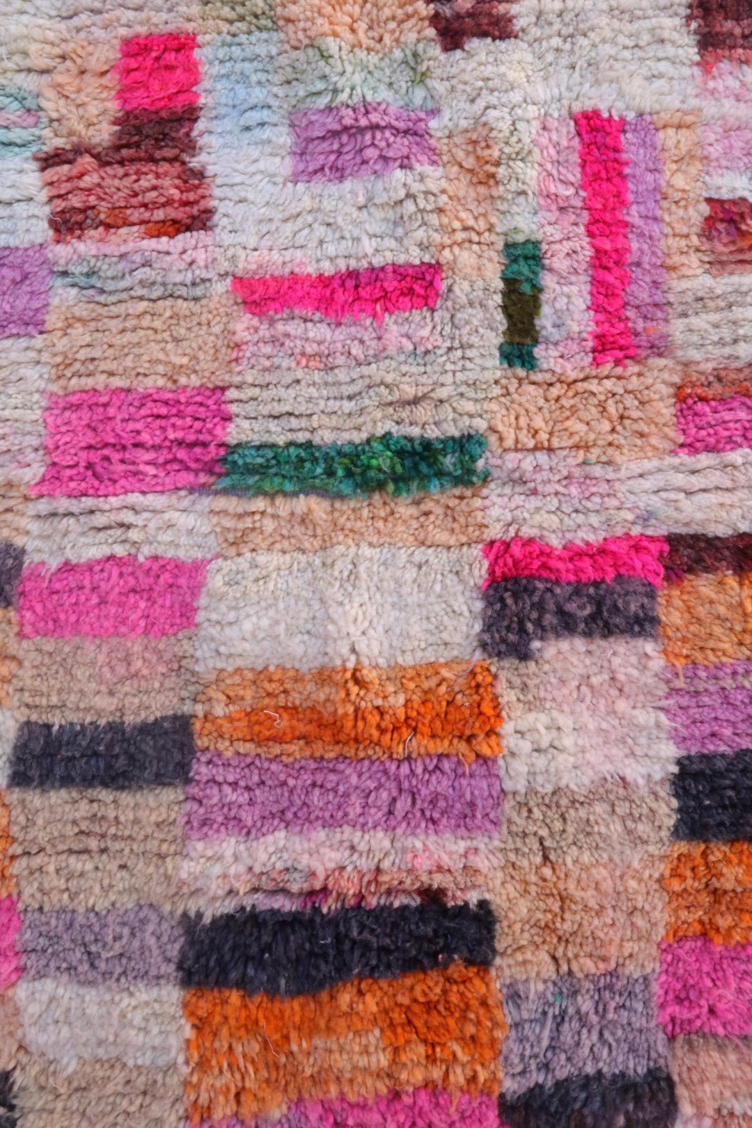 Tappeto Berber Boujaad di colore rosa - 233 x 160 cm