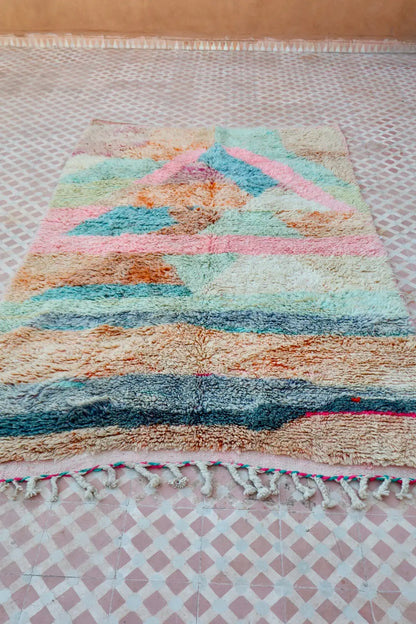 Tappeto Berbero Boujad Colorato Colori Pastello - 249 × 156 cm Néda