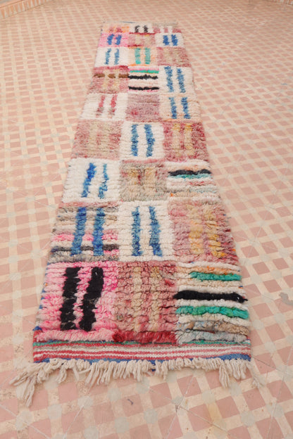 Tapis Couloir Boujad Marocain Coloré- 273 x 60 cm Néda