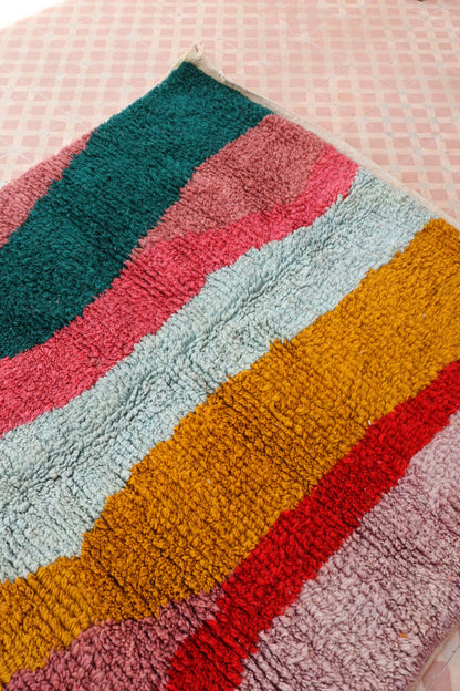 Tapis Berbère coloré « Néda » - Modèle Signature - 250 x 147 cm