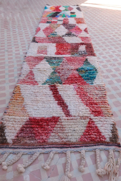 Tapis Berbère Couloir Boujaad Coloré - 287 x 64 cm Néda