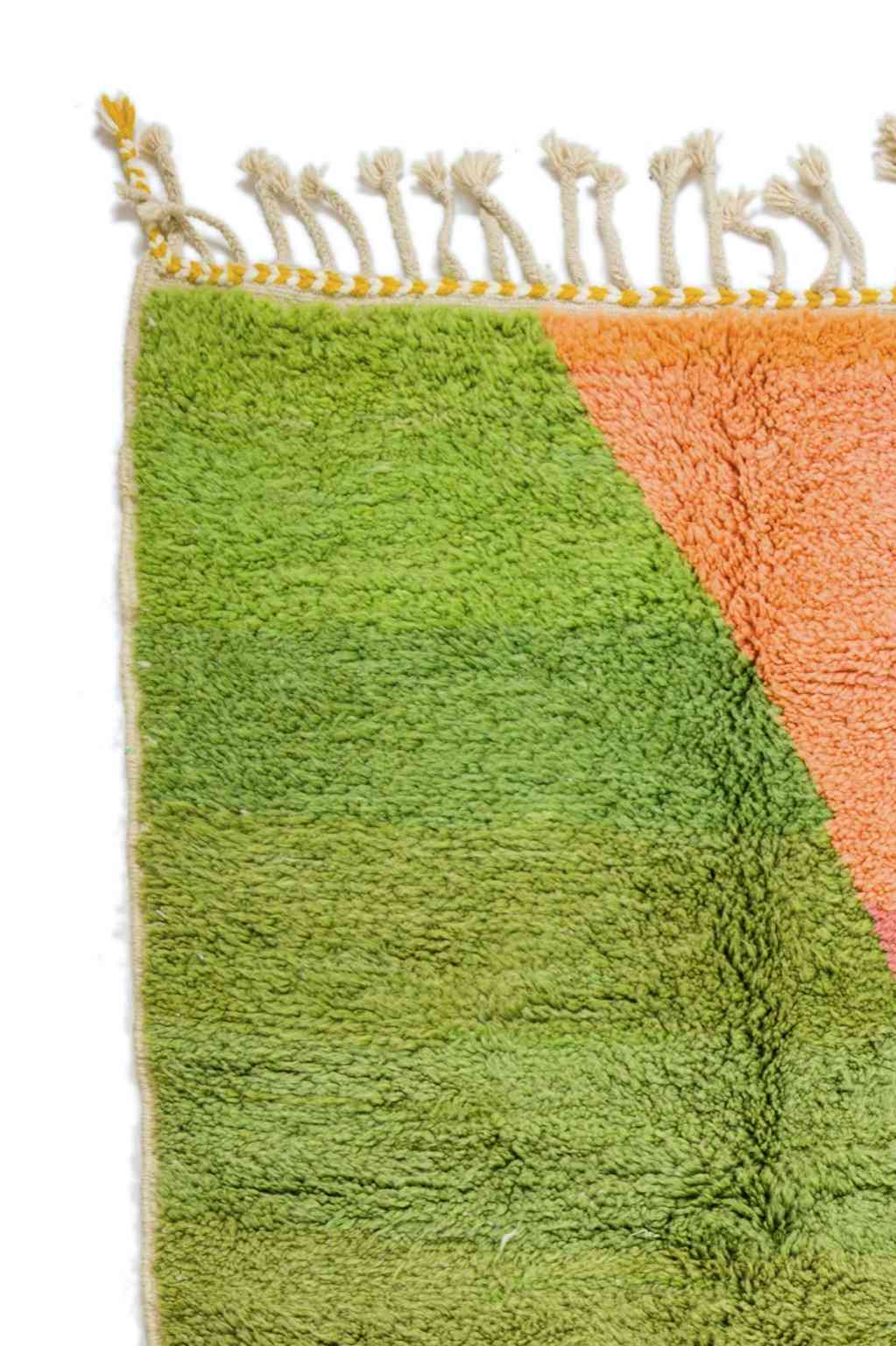 Berber carpet Béni Ouarain Coloré Moderne Bleu Vert Rose Jaune- 300 x 219 cm