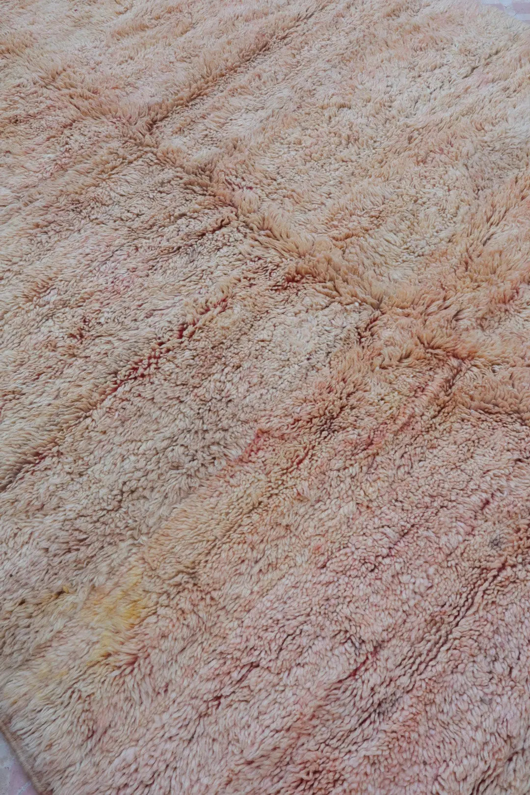 Tapis Berbère Ancien Rose Beige - 248 x 188 cm Néda