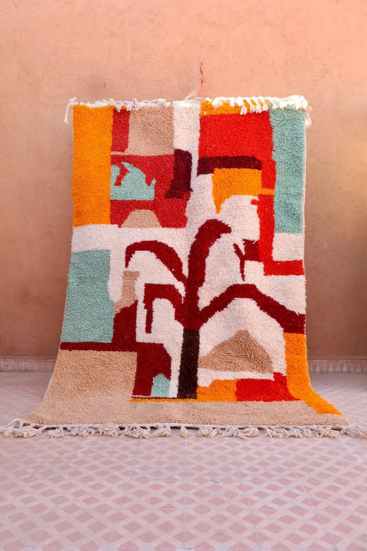 Tapis Berbère coloré « Island » - Les dessins de Néda - 253 x 159 cm Néda