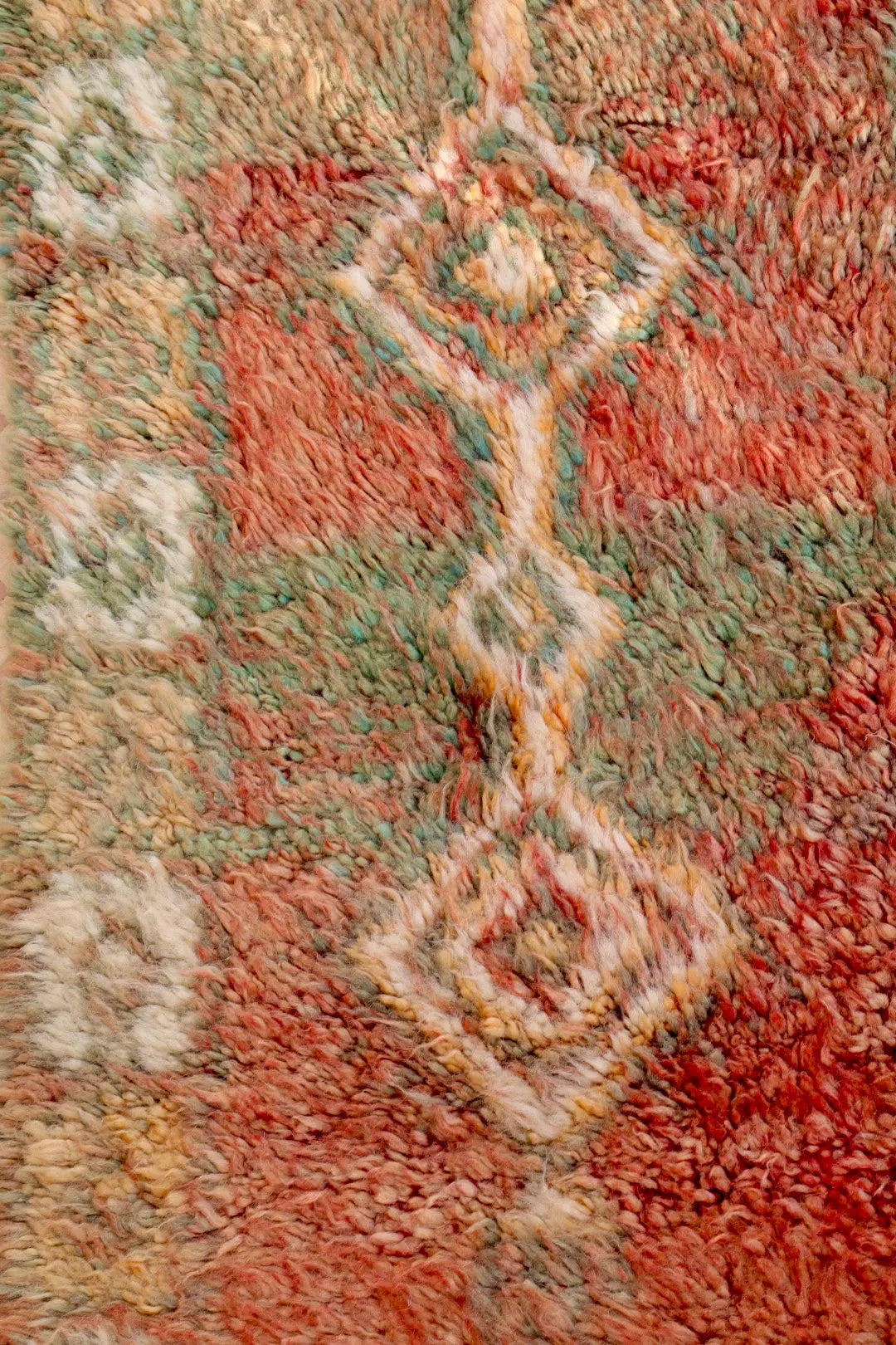 Alfombra Bereber Antigua Terracota Boujaad - 253 x 174 cm Néda