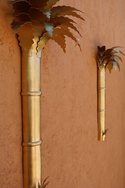 Wall wall in Palm Brass Make-Palm- Palma "