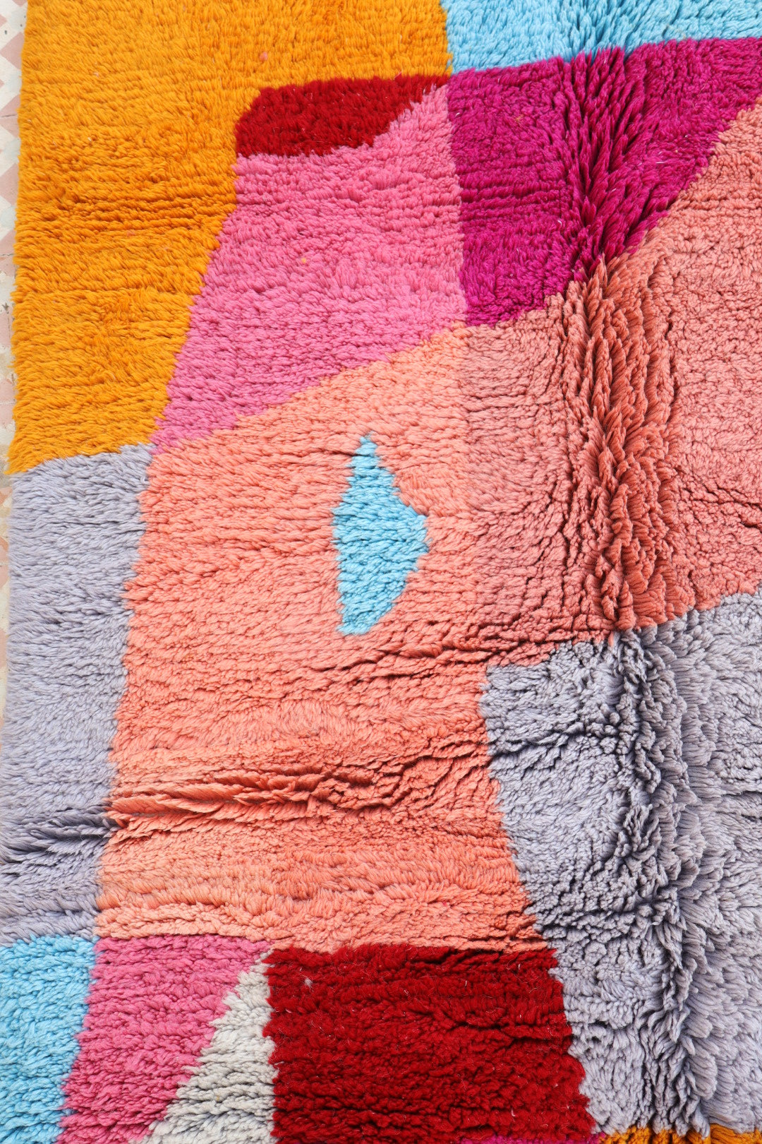 Berber Tapijt Azilal Multicolor Hedendaags Hoogwaardige Kwaliteit - 246 x 153 cm Néda