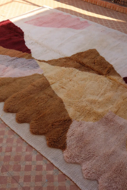 Tapis Berbère Mrirt Coloré Contemporain - 310 x 211 cm Néda