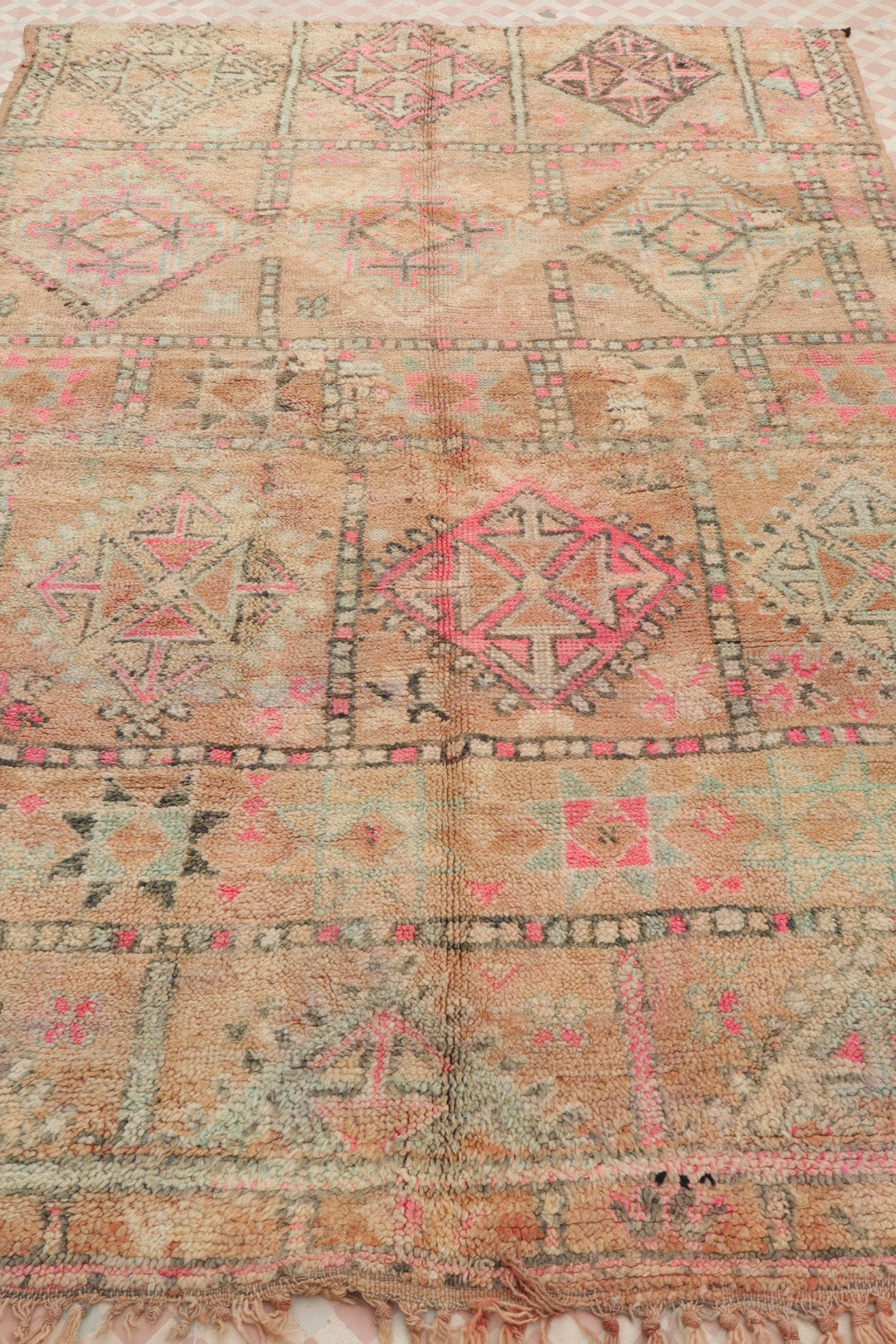 Alfombra bereber Boujaad Antique Bleach - 248 x 167 cm