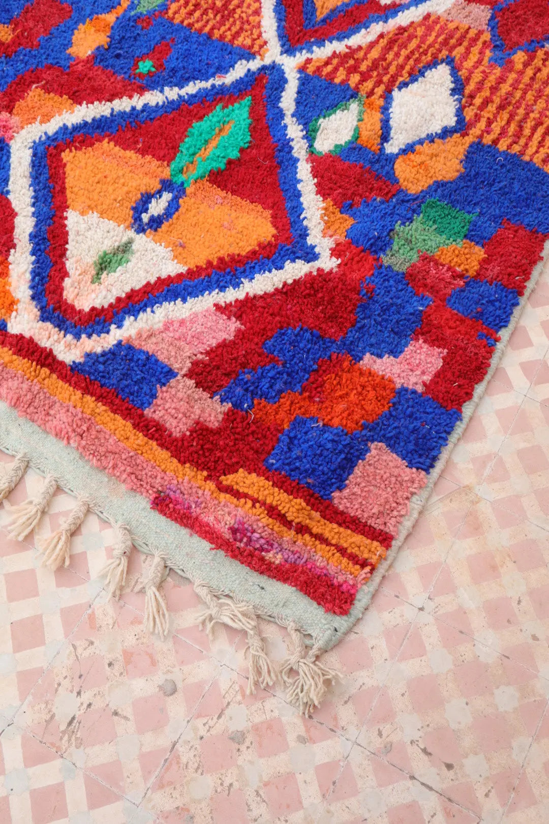 Tapis Berbère Boujad Multicolore  - 201 × 133 cm Néda