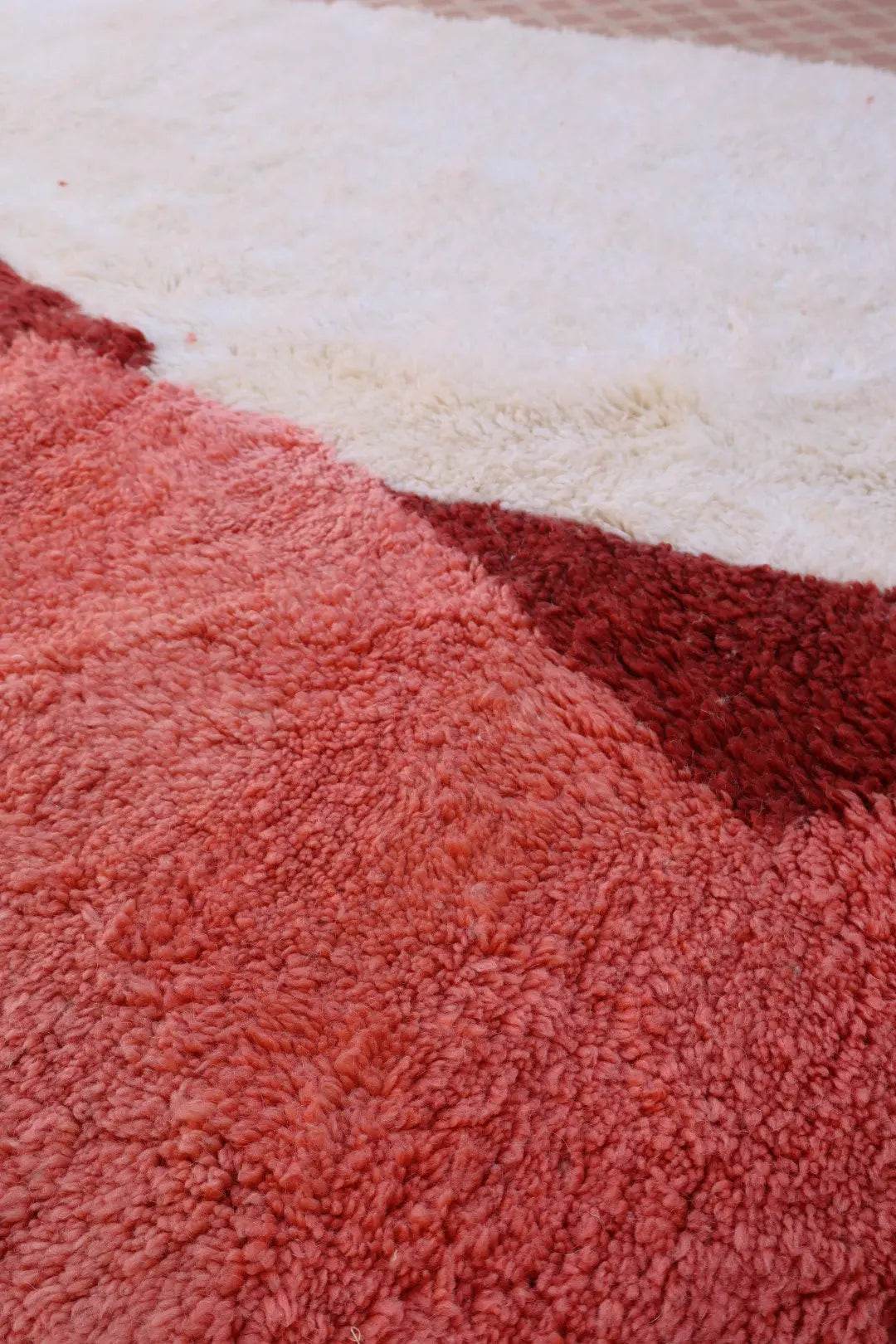 Tapis Berbère Coloré Contemporain Marron & Rose Qualité Supérieure - 260 x 155 cm Néda