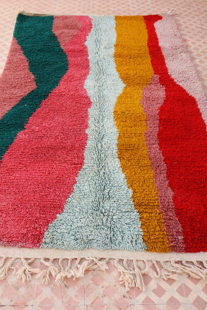 Tapis Berbère coloré « Néda » - Modèle Signature - 250 x 147 cm