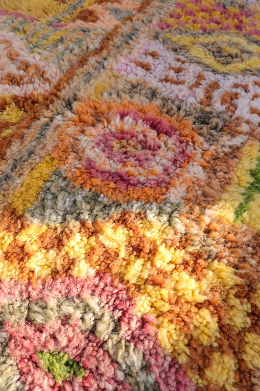 Tapis Berbère Coloré Béni Ouarain Qualité Supérieure - 254 x 180 cm Néda