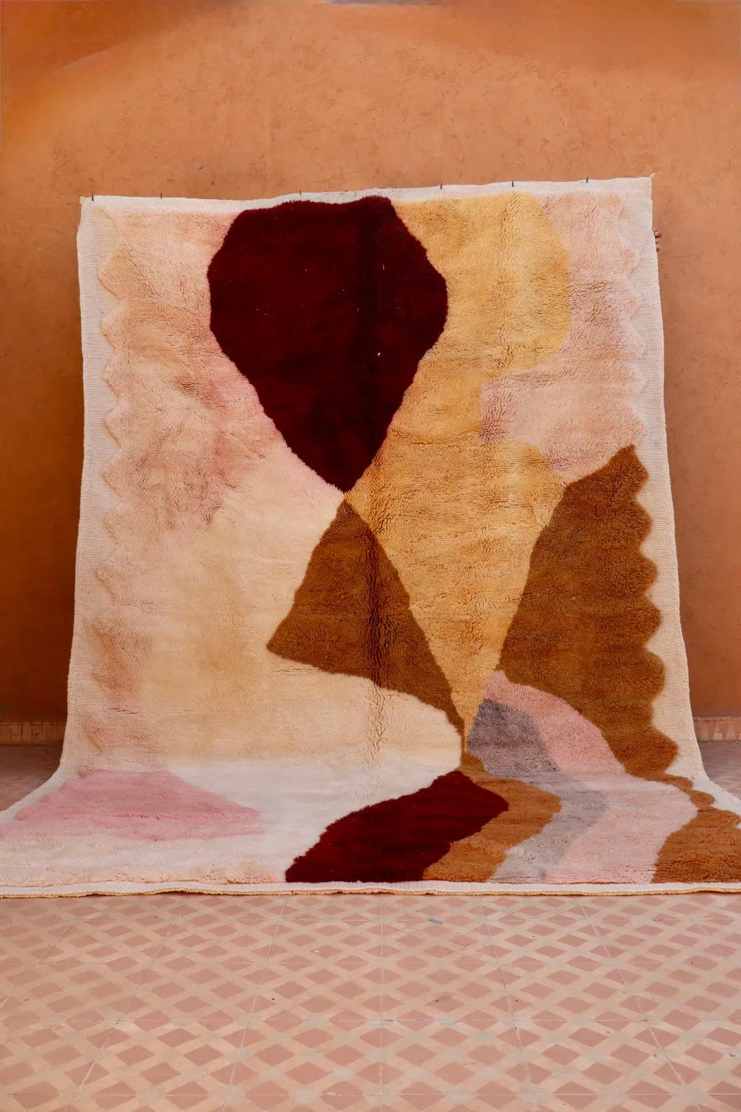 Tapis Berbère Mrirt Coloré Contemporain - 310 x 211 cm Néda