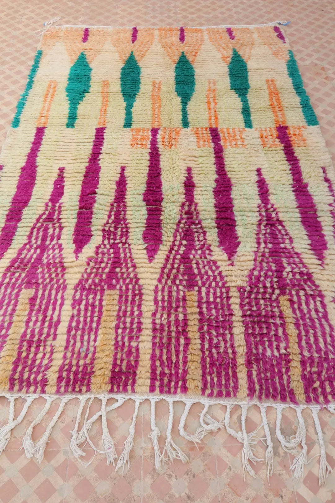 Tapis Berbère Boujad Coloré  - 233 × 152 cm Néda