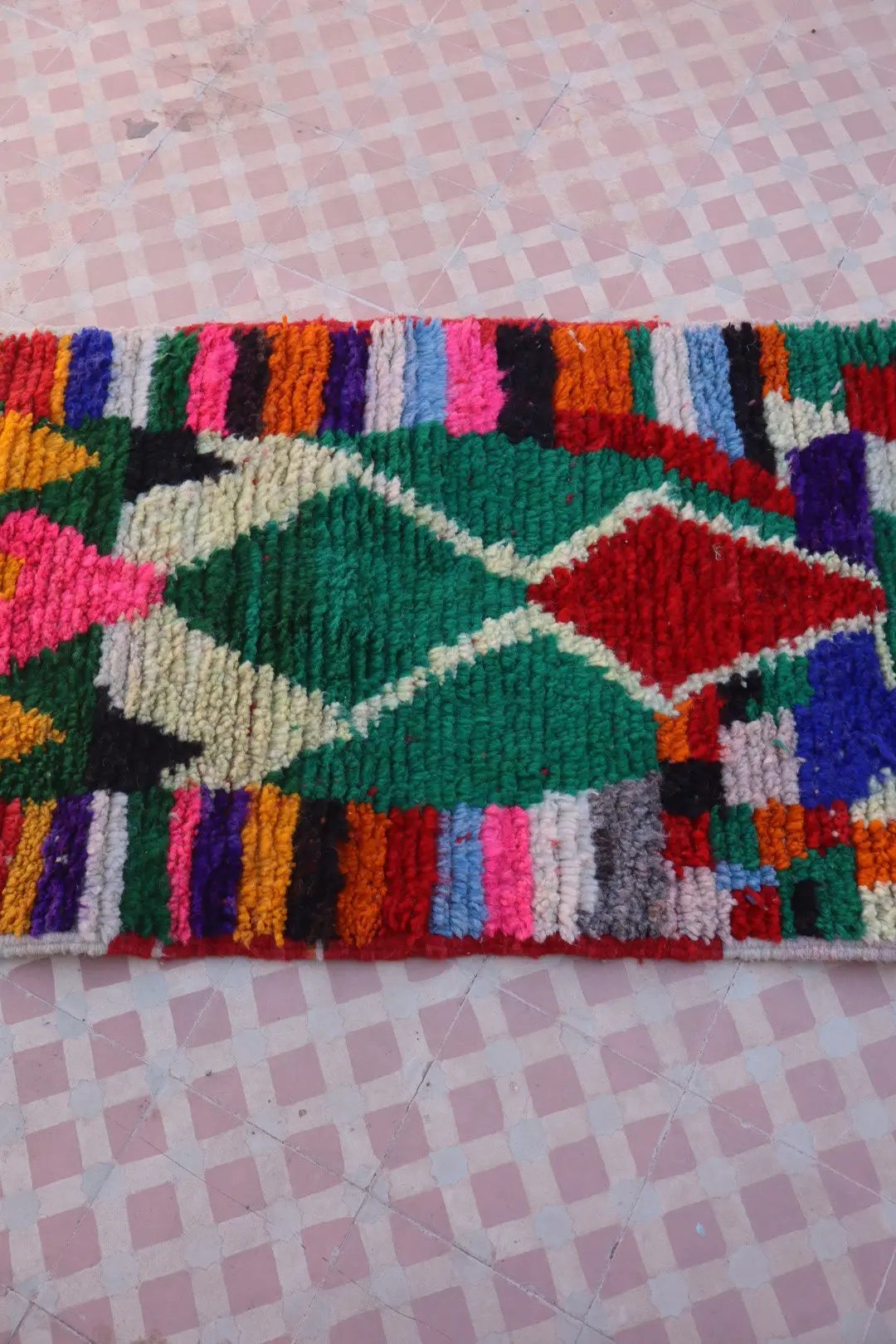 Tapis Berbère Couloir Boujaad Coloré Multicolore - 335 x 72 cm Néda