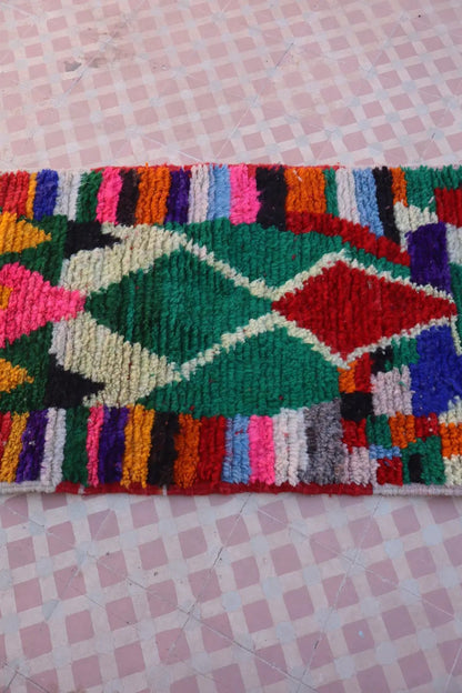 Tapis Berbère Couloir Boujaad Coloré Multicolore - 335 x 72 cm Néda