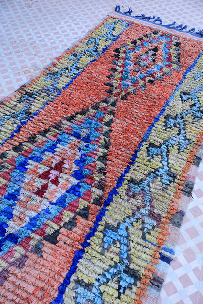 Berber Berber Berry Rug old orange colored - 268 x 130 cm