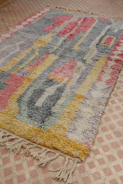 Tapis Berbère Coloré Béni Ouarain Qualité Supérieure - 247 x 163 Néda
