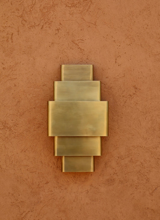 Brass wall lamp - "SOFIA