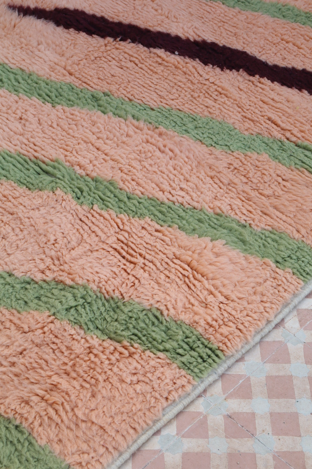 Alfombra bereber colorida « Tiger » - Los dibujos de Néda - Néda