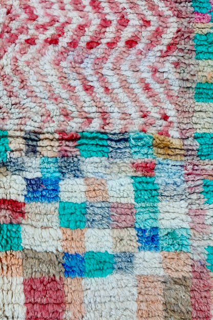 Tapis Berbère Boujad Motifs Colorés - 253 x 151 cm Néda
