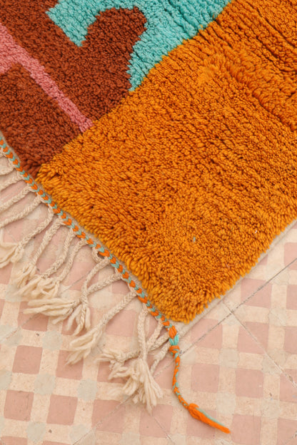 Tapis Berbère coloré « Island » - Les dessins de Néda - 277 x 184 cm