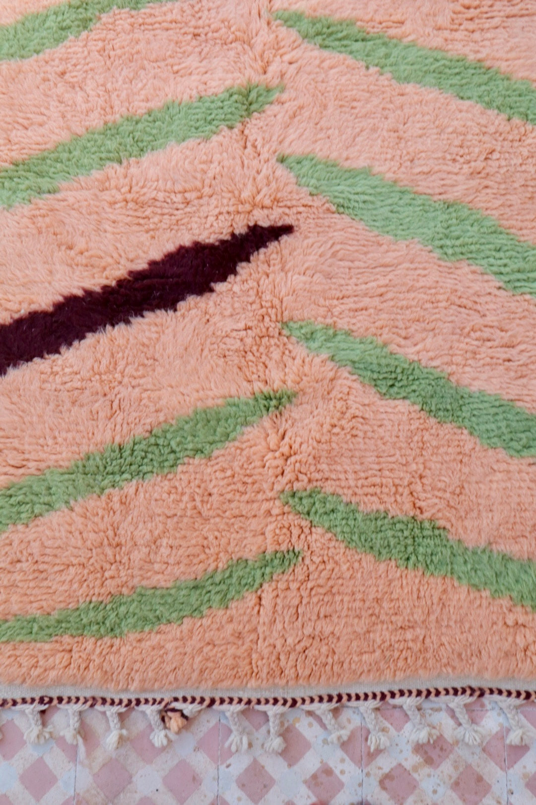 Alfombra bereber colorida « Tiger » - Los dibujos de Néda - Néda