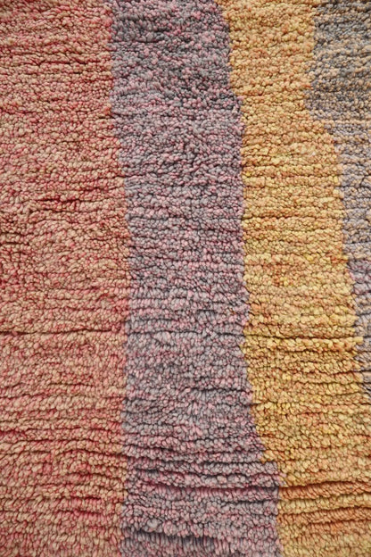 Tapis Berbère Coloré Rayé Béni Ouarain- 234 x 151 cm Néda