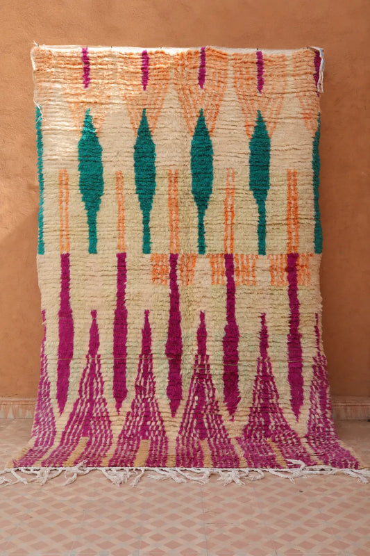 Tapis Berbère Boujad Coloré  - 233 × 152 cm Néda