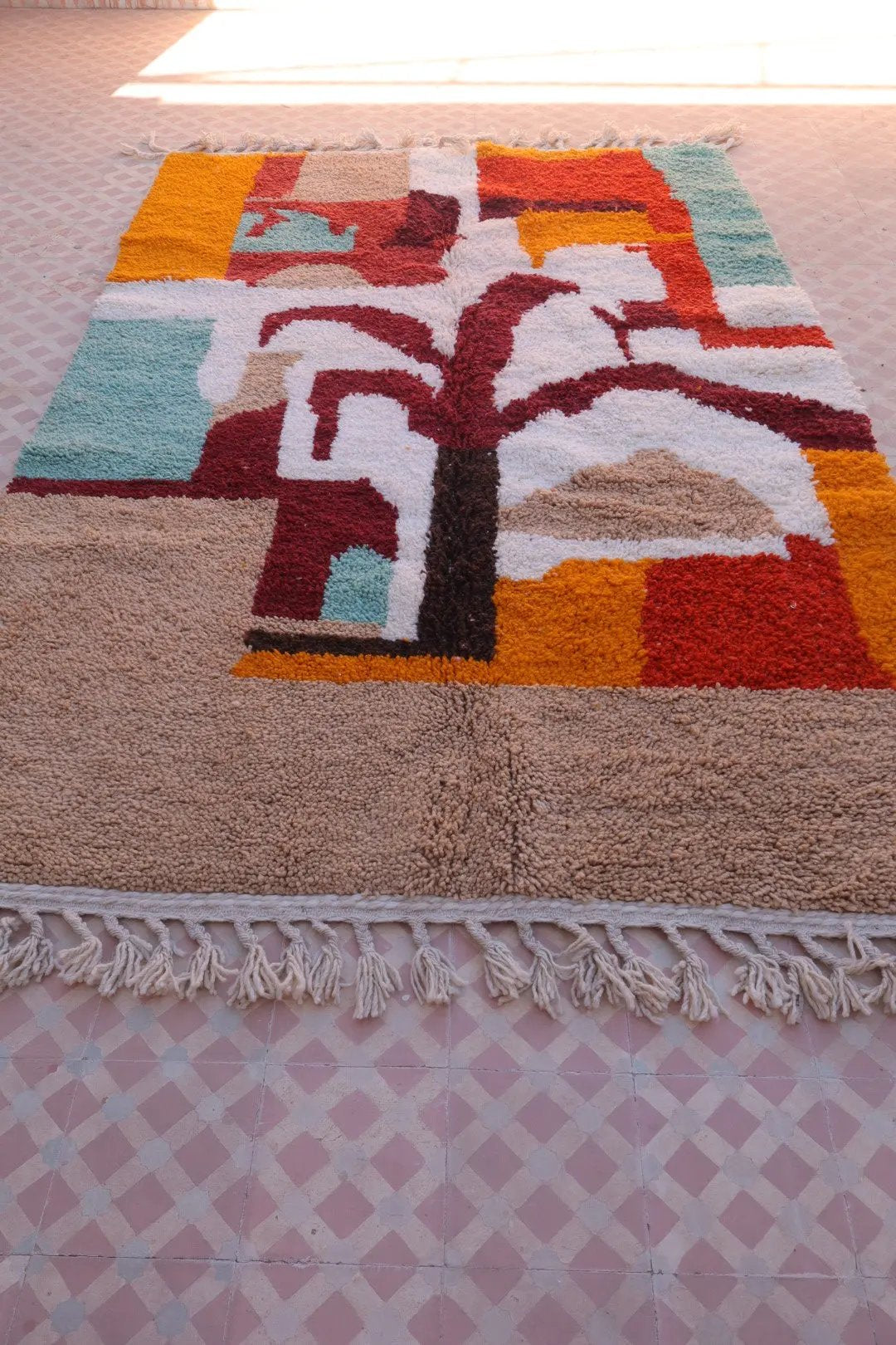 Tapis Berbère coloré « Island » - Les dessins de Néda - 253 x 159 cm Néda