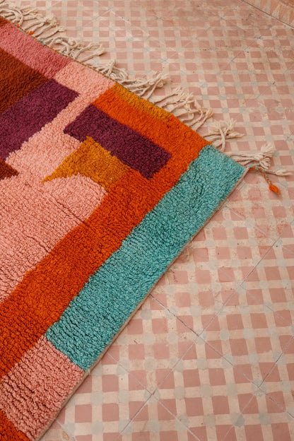 Tapis Berbère coloré « Island » - Les dessins de Néda - 277 x 184 cm