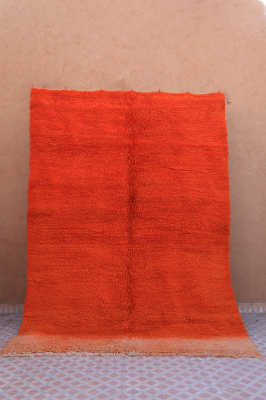 Tapis Berbère Marmoucha Orange Tie And Dye- 240 x 170 cm