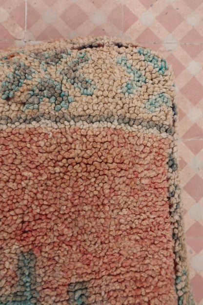Pouf Berbère Coloré Boujad Bleach Néda
